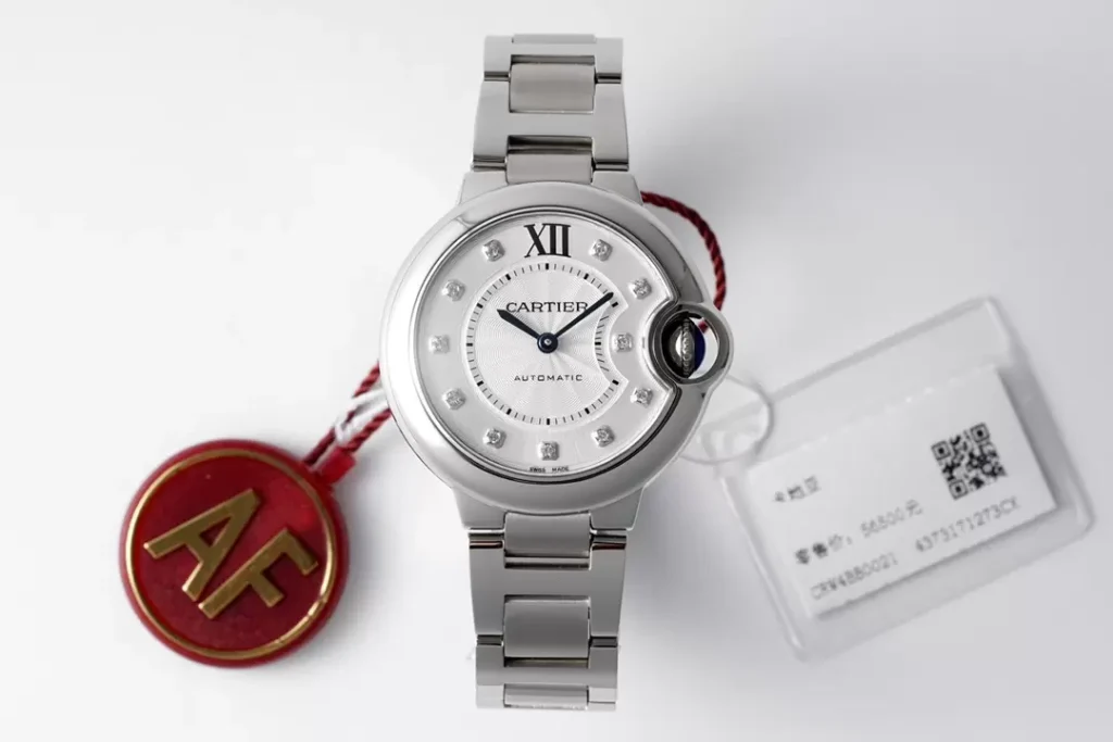 ĐỒNG HỒ NỮ CARTIER BALLON BLEU WSBB0021 FAKE 1:1 NHÀ MÁY AF ĐÍNH ĐÁ 33MM