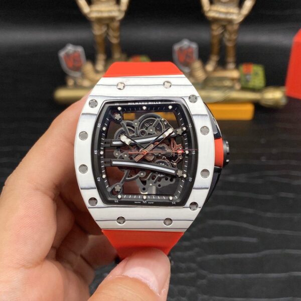 ĐỒNG HỒ NAM RICHARD MILLE RM61-01 SUPER FAKE THIẾT KẾ ĐỘC ĐÁO MÀU CAM 44MM