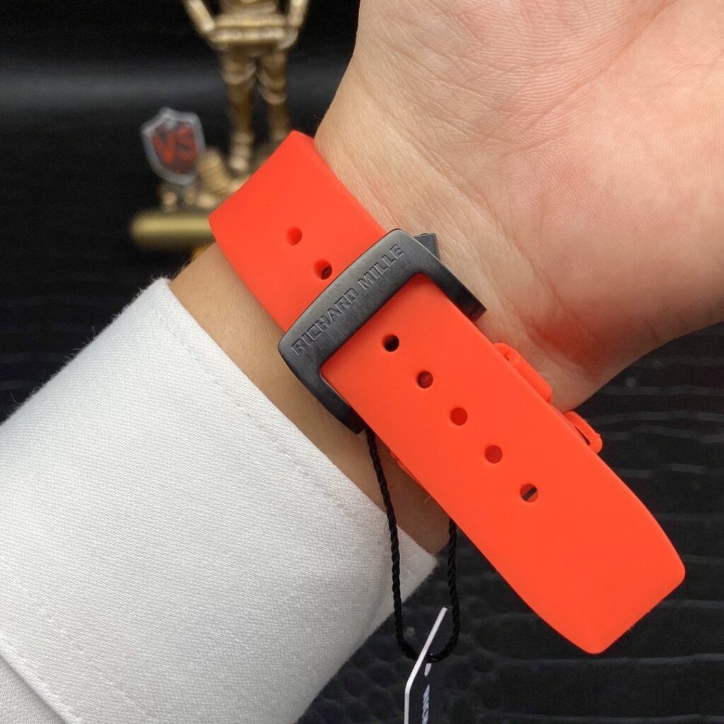 ĐỒNG HỒ NAM RICHARD MILLE RM61-01 SUPER FAKE THIẾT KẾ ĐỘC ĐÁO MÀU CAM 44MM