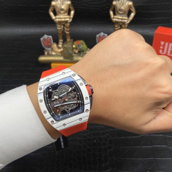ĐỒNG HỒ NAM RICHARD MILLE RM61-01 SUPER FAKE THIẾT KẾ ĐỘC ĐÁO MÀU CAM 44MM