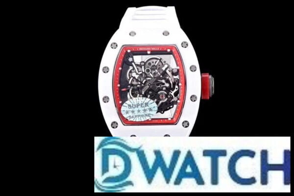 ĐỒNG HỒ NAM RICHARD MILLE RM055 FAKE 1:1 NHÀ MÁY KV ĐÂY ĐEO TRẮNG 45MM