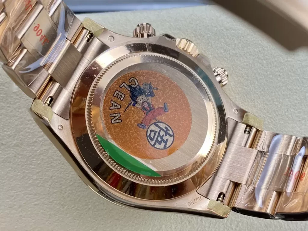 ĐỒNG HỒ NAM ROLEX DAYTONA LEAN FACTORY REPLICA MẶT SỐ NÂU VỎ VÀNG HỒNG 40MM