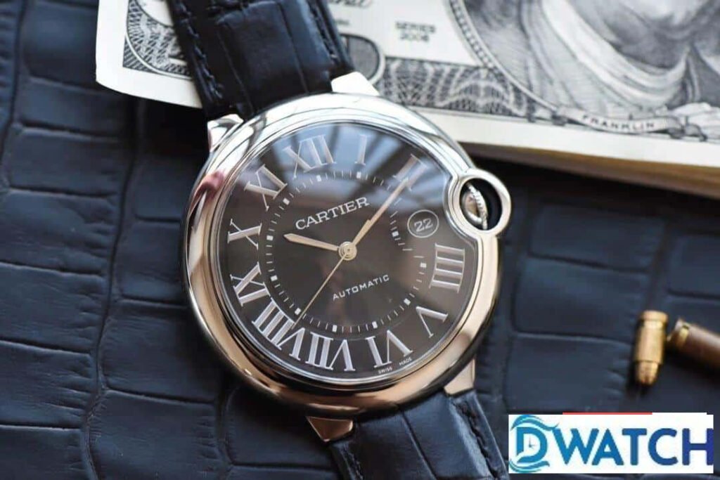 ĐỒNG HỒ NAM CARTIER BALLON BLEU WSBB0003 FAKE 1:1 NHÀ MÁY V6 LEATHER CORD 42MM