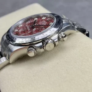 ĐỒNG HỒ NAM ROLEX DAYTONA 116589 REPLICA 1:1 NHÀ MÁY CLEAN FACTORY POMEGRANATE DIAL 40MM