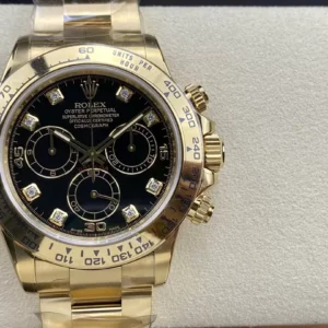 ĐỒNG HỒ NAM ROLEX DAYTONA LEAN FACTORY REPLICA 1:1 CỌC SỐ ĐÍNH ĐÁ 40MM