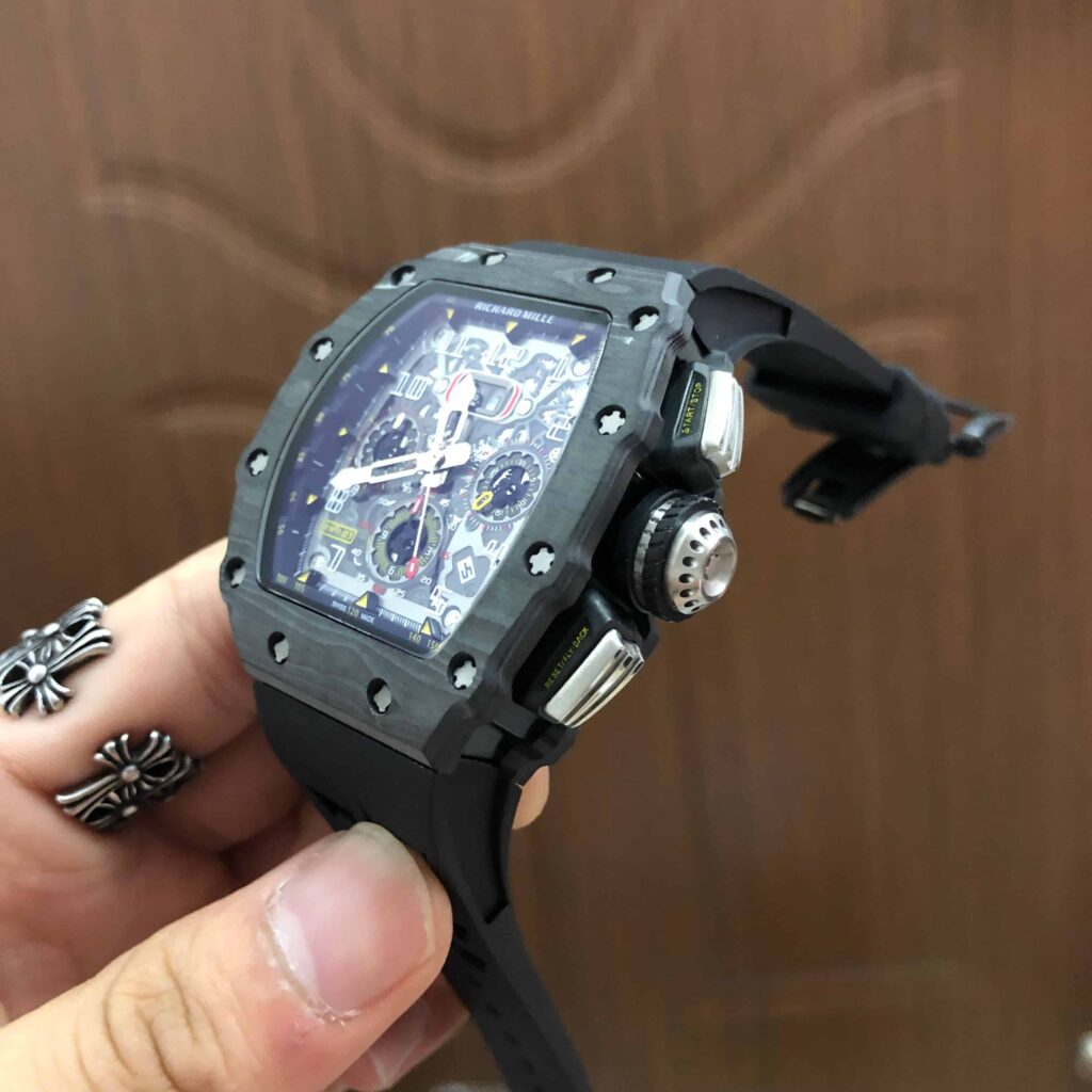 ĐỒNG HỒ NAM RICHARD MILLE  RM11-03 FAKE CAO CẤP THIẾT KẾ 1 Ô LỊCH 40MM