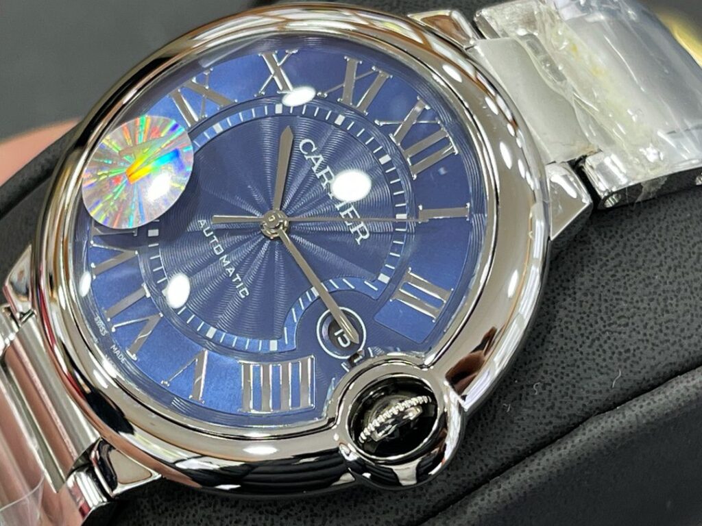 ĐỒNG HỒ NAM CARTIER BALLON BLEU WSBB0027 SUPER FAKE NHÀ MÁY AF MẶT XANH 42MM