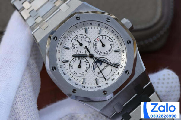 ĐỒNG HỒ NAM AUDEMARS PIGUET ROYAL OAK 26574 FAKE NHÀ MÁY JF LỊCH VẦNG TRĂNG 41MM