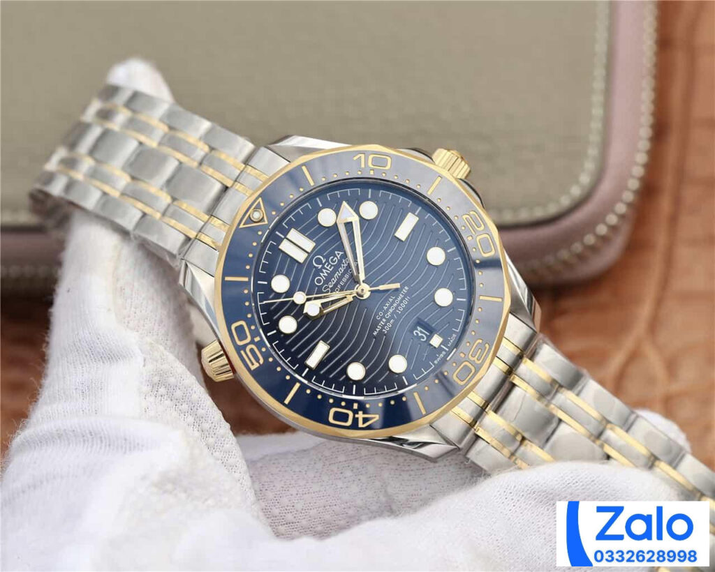 ĐỒNG HỒ NAM OMEGA SEAMASTER FAKE 1:1 NHÀ MÁY OM FACTORY MÀU DEMI 42MM