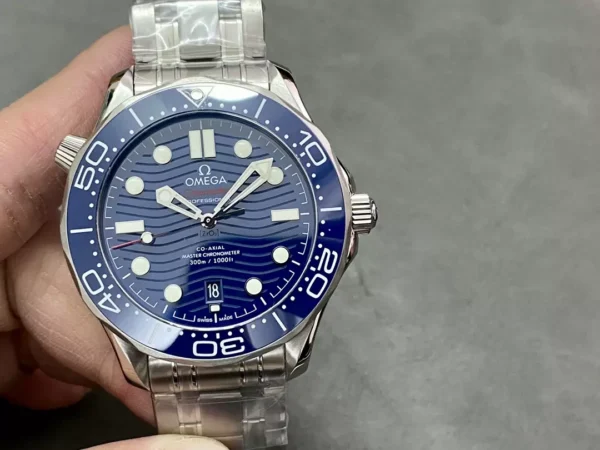 ĐỒNG HỒ NAM OMEGA SEAMASTER FAKE CAO CẤP NHÀ MÁY VS CỌC PHỦ DẠ QUANG 42MM