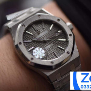 ĐỒNG HỒ NAM AUDEMARS PIGUET ROYAL OAK 15400 FAKE 1:1 NHÀ MÁY JF MÀU ĐEN 41MM