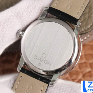 ĐỒNG HỒ NAM OMEGA DE VILLE FAKE CAO CẤP NHÀ MÁY AZ DÂY DA MẶT SỐ ĐEN 40MM