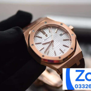 ĐỒNG HỒ NAM AUDEMARS PIGUET ROYAL OAK 15400 FAKE 1:1 NHÀ MÁY JF DÂY DA 41MM