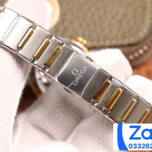 ĐỒNG HỒ NỮ OMEGA CONSTELLATION FAKE 11 NHÀ MÁY 3S ĐÍNH ĐÁ NỔI BẬT 29MM