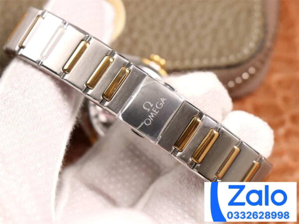 ĐỒNG HỒ NỮ OMEGA CONSTELLATION FAKE 11 NHÀ MÁY 3S ĐÍNH ĐÁ NỔI BẬT 29MM