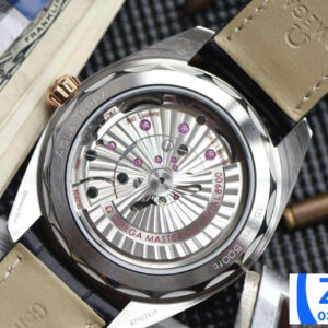 ĐỒNG HỒ NAM OMEGA SEAMASTER SUPER FAKE NHÀ MÁY XF VIỀN TRƠN VÀNG HỒNG 41MM