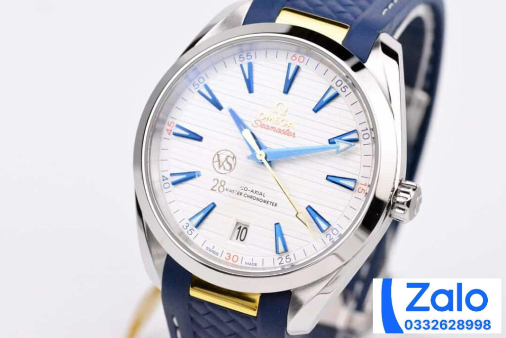 ĐỒNG HỒ NAM OMEGA SEAMASTER FAKE CAO CẤP NHÀ MÁY VS CỌC KIM XANH 41MM