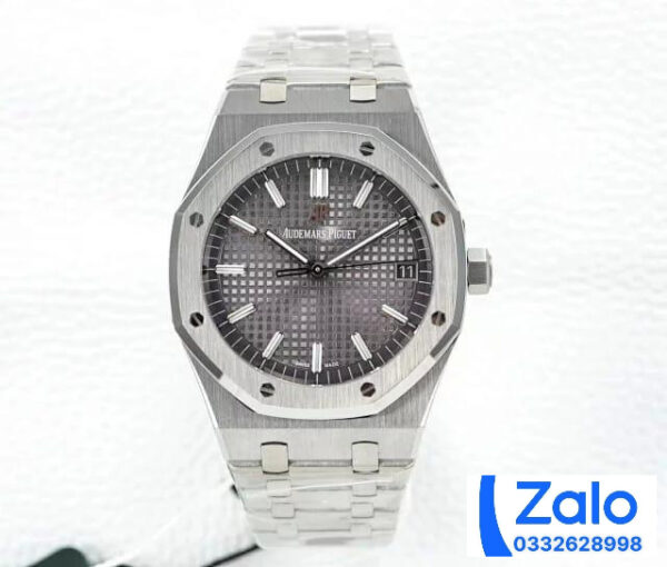 ĐỒNG HỒ NAM AUDEMARS PIGUET ROYAL OAK 15500 FAKE 11 NHÀ MÁY OM LỘ CƠ 41MM