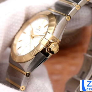 ĐỒNG HỒ NAM OMEGA CONSTELLATION FAKE NHÀ MÁY VS FACTORY VÀNG GOLD 38MM