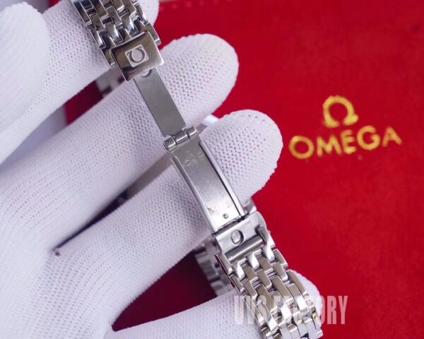 ĐỒNG HỒ NỮ OMEGA DE VILLE FAKE CAO CẤP NHÀ MÁY UVS MẶT SỐ GẤU 32MM