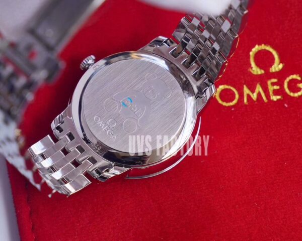 ĐỒNG HỒ NỮ OMEGA DE VILLE FAKE CAO CẤP NHÀ MÁY UVS MẶT SỐ GẤU 32MM