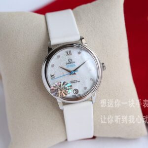 ĐỒNG HỒ NỮ OMEGA DE VILLE FAKE 1:1 NHÀ MÁY UVS CỌC SỐ THIẾT KẾ 32MM