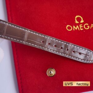 ĐỒNG HỒ NỮ OMEGA DE VILLE FAKE CAO CẤP NHÀ MÁY UVS DÂY DA NÂU 32MM