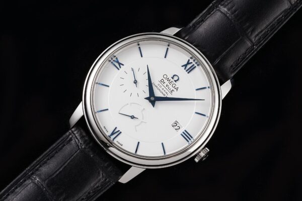 ĐỒNG HỒ NAM OMEGA DE VILLE FAKE CAO CẤP NHÀ MÁY AZ CỌC SỐ LA MÃ 40MM