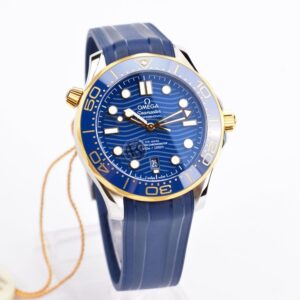 ĐỒNG HỒ NAM OMEGA SEAMASTER SUPER FAKE NHÀ MÁY VS MẶT SỐ XANH THỂ THAO 42MM