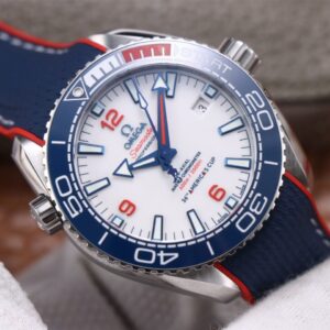 ĐỒNG HỒ NAM OMEGA SEAMASTER FAKE 1:1 NHÀ MÁY VS DÂY CAO SU LỘ CƠ 43MM