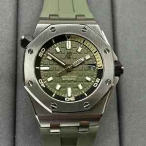 ĐỒNG HỒ AUDEMARS PIGUET ROYAL OAK OFFSHORE REP 1:1 NHÀ MÁY APS GREEN 42MM