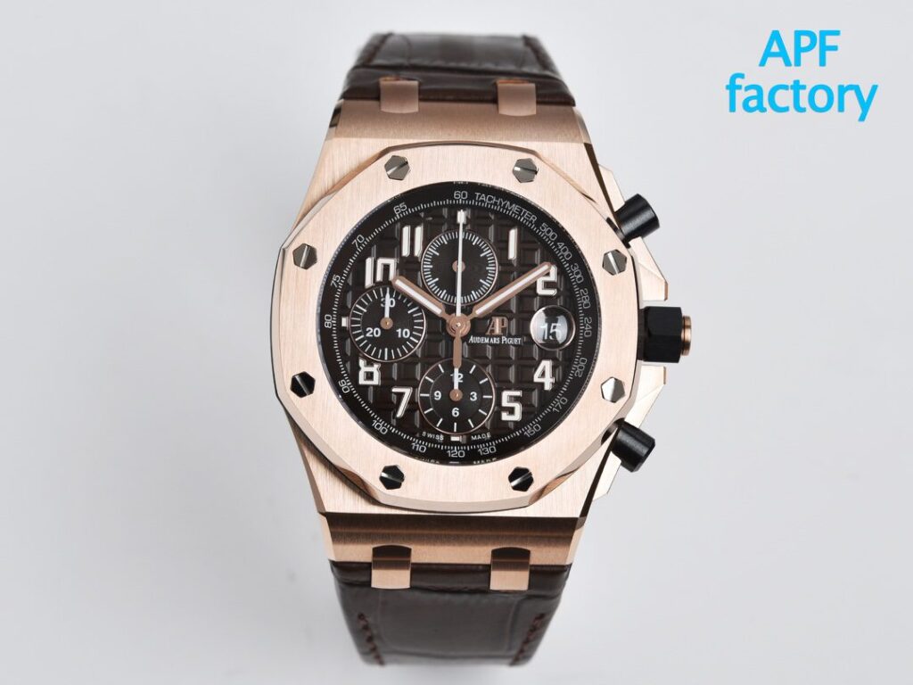 ĐỒNG HỒ AUDEMARS PIGUET ROYAL OAK OFFSHORE REP 11 NHÀ MÁY APF DÂY NÂU 42MM