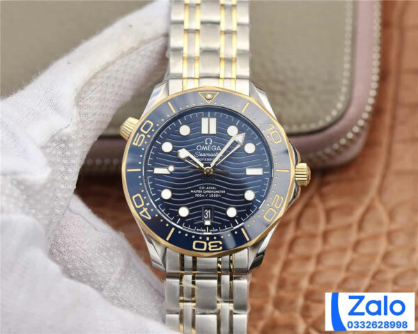 ĐỒNG HỒ NAM OMEGA SEAMASTER FAKE 1:1 NHÀ MÁY OM FACTORY MÀU DEMI 42MM