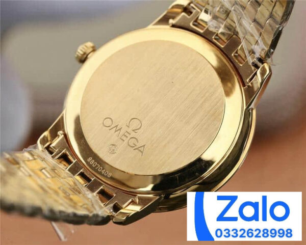 ĐỒNG HỒ NAM OMEGA DE VILLE SUPER FAKE NHÀ MÁY VK VÀNG GOLD 36.8MM