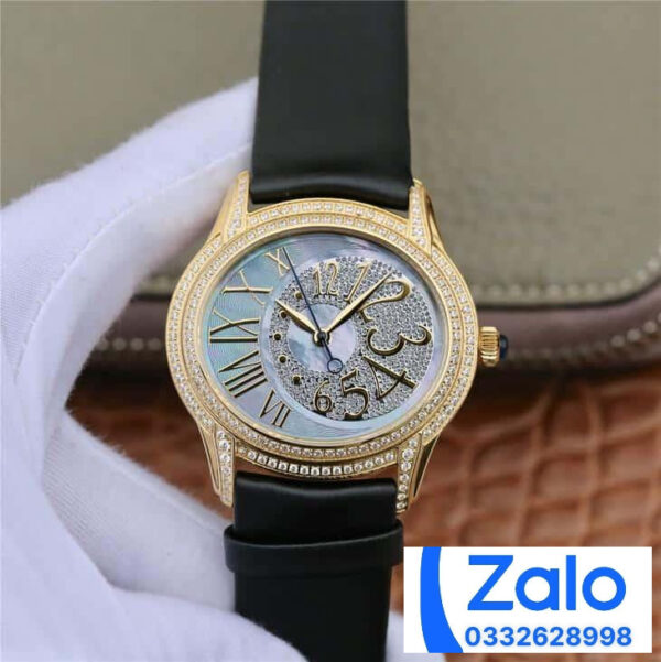 ĐỒNG HỒ NỮ AUDEMARS PIGUET 77303BC FAKE 1:1 ĐÍNH ĐÁ VÀNG GOLD 39.5MM