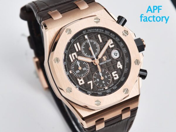 ĐỒNG HỒ AUDEMARS PIGUET ROYAL OAK OFFSHORE REP 11 NHÀ MÁY APF DÂY NÂU 42MM