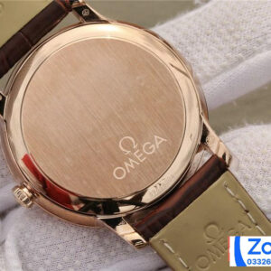 ĐỒNG HỒ NAM OMEGA DE VILLE FAKE 11 NHÀ MÁY DV VIỀN VỎ VÀNG HỒNG 40MM