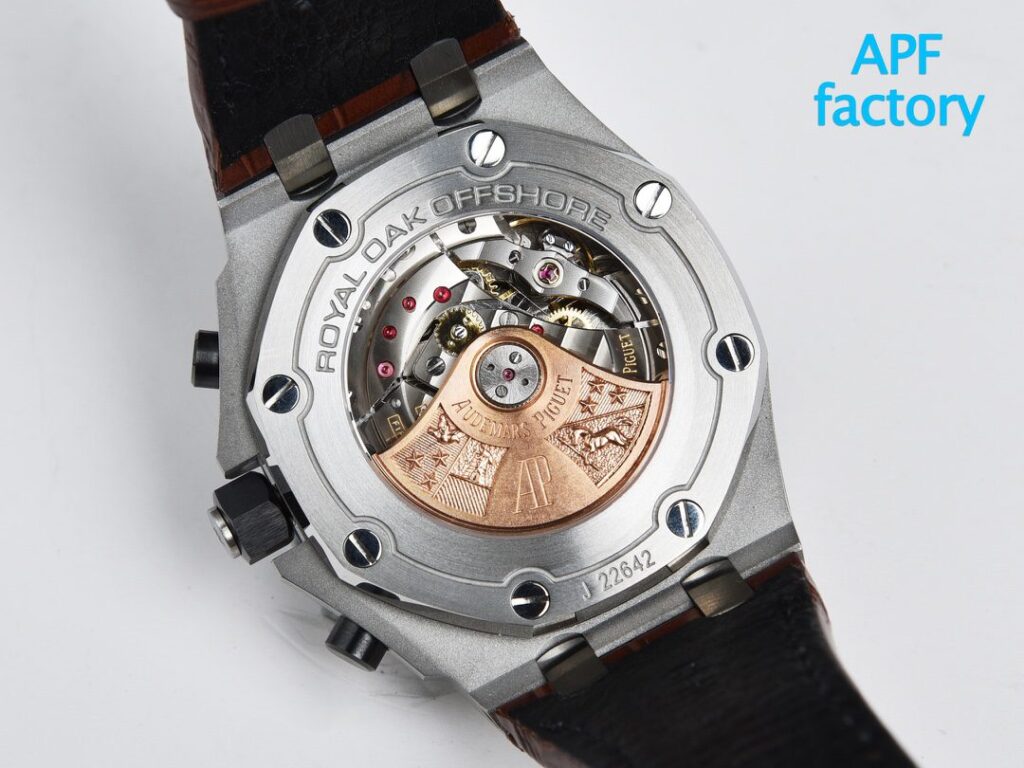 ĐỒNG HỒ AUDEMARS PIGUET ROYAL OAK OFFSHORE REP NHÀ MÁY APF CỌC DẠ QUANG 42MM