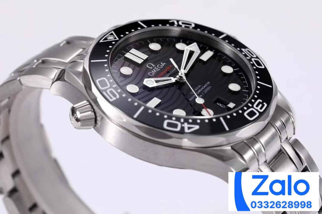 ĐỒNG HỒ NAM OMEGA SEAMASTER DIVER 300M FAKE 11 NHÀ MÁY VS MẶT SỐ ĐEN 42MM