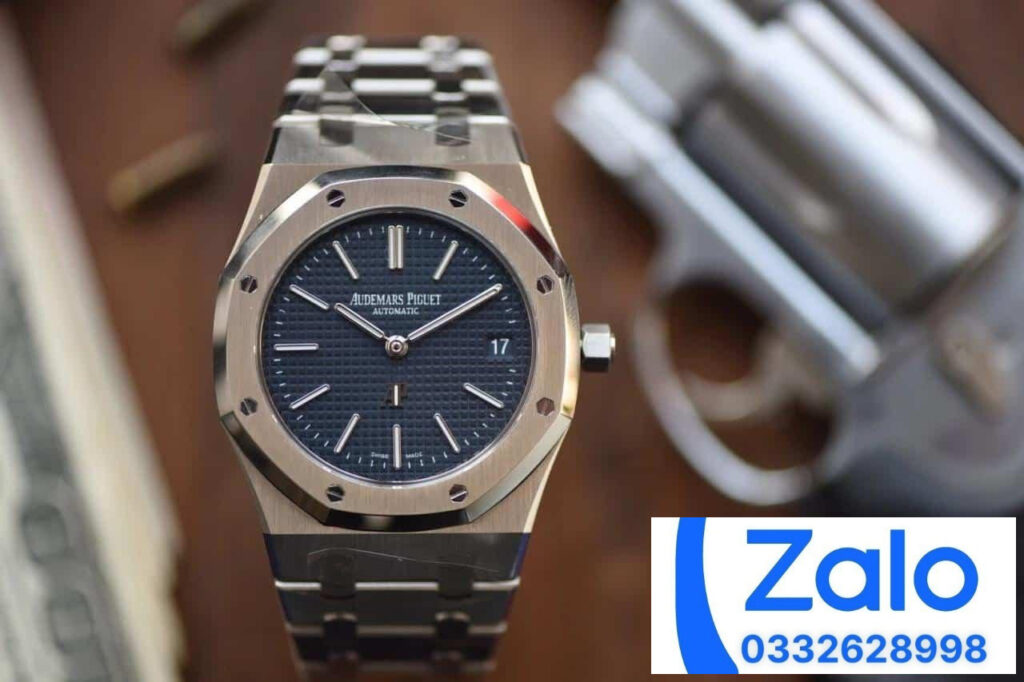 ĐỒNG HỒ NỮ AUDEMARS PIGUET ROYAL OAK 15202 FAKE 11 NHÀ MÁY JF MẶT XANH 39MM