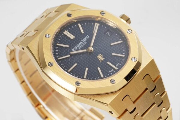 ĐỒNG HỒ AUDEMARS PIGUET ROYAL OAK 15202BA REP 11 NHÀ MÁY KZ VÀNG GOLD 39MM