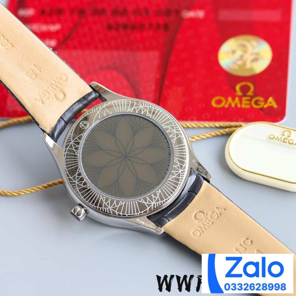 ĐỒNG HỒ NỮ OMEGA DE VILLE SUPER FAKE NHÀ MÁY WWF FACTORY MẶT ĐEN 36MM