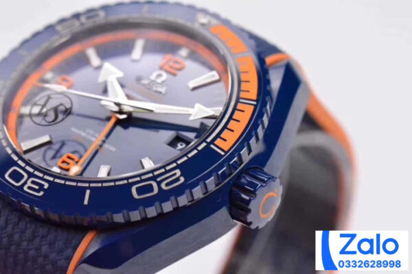 ĐỒNG HỒ NAM OMEGA SEAMASTER REPLICA NHÀ MÁY VS FACTORY DÂY CAO SU 45MM