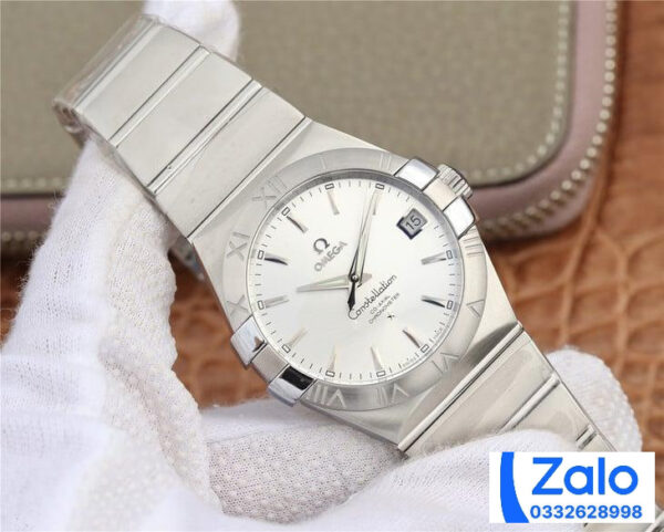 ĐỒNG HỒ NAM OMEGA CONSTELLATION FAKE 11 NHÀ MÁY 3S NIỀNG THIẾT KẾ 38MM