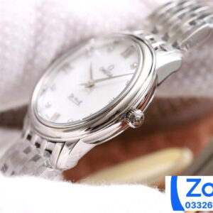 ĐỒNG HỒ NỮ OMEGA DE VILLE SUPER FAKE NHÀ MÁY FZ FACTORY WHITE DIAL 27MM