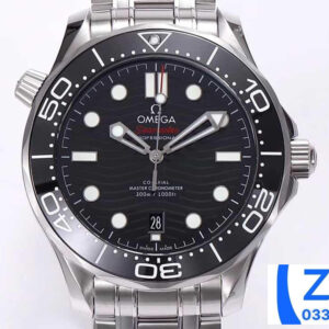 ĐỒNG HỒ NAM OMEGA SEAMASTER DIVER 300M FAKE 11 NHÀ MÁY VS MẶT SỐ ĐEN 42MM