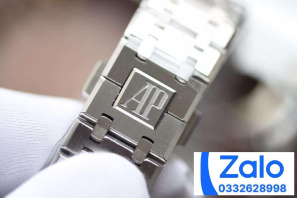 ĐỒNG HỒ NAM AUDEMARS PIGUET ROYAL OAK 15400 FAKE NHÀ MÁY JF MẶT ĐEN 39MM