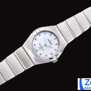 ĐỒNG HỒ NỮ OMEGA CONSTELLATION FAKE 11 NHÀ MÁY GF MẶT SỐ XÀ CỪ 25MM