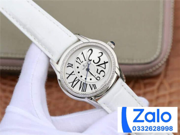 ĐỒNG HỒ NỮ AUDEMARS PIGUET 77303BC FAKE 1:1 MÀU TRẮNG DÂY DA 39.5MM