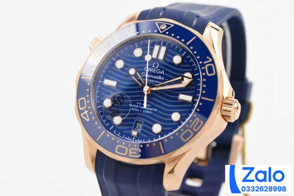 ĐỒNG HỒ NAM OMEGA SEAMASTER FAKE 1:1 NHÀ MÁY VS FACTORY MÀU XANH 43MM